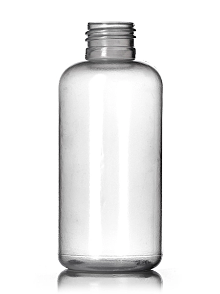 4 oz Natural-Colored LDPE Plastic Boston Round Bottle – B348
