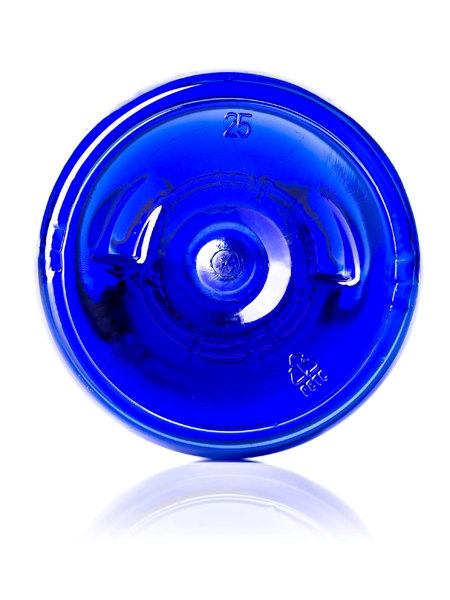 4 oz Cobalt Blue PET Plastic Boston Round Bottle – B349B