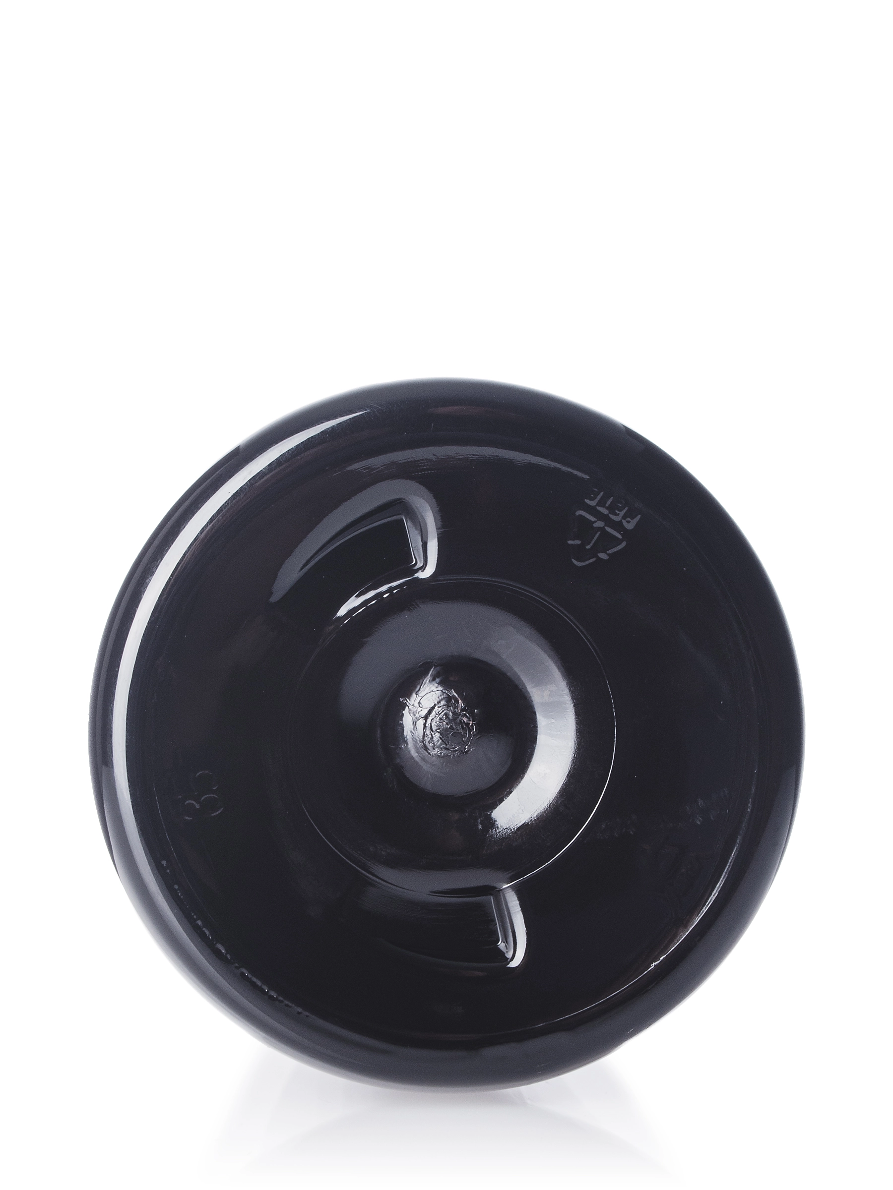 4 oz Dark Amber PET Plastic Boston Round Bottle – B349DA