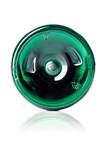 4 oz Green PET Plastic Boston Round Bottle – B349G