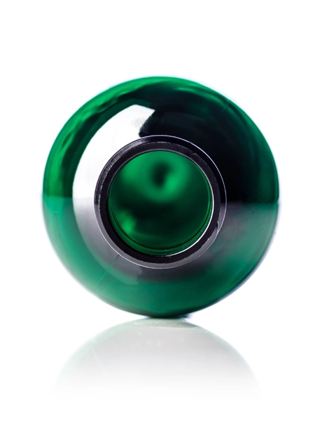 4 oz Green PET Plastic Boston Round Bottle – B349G