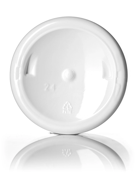 4 oz White PET Plastic Squat Boston Round Bottle – B349WS