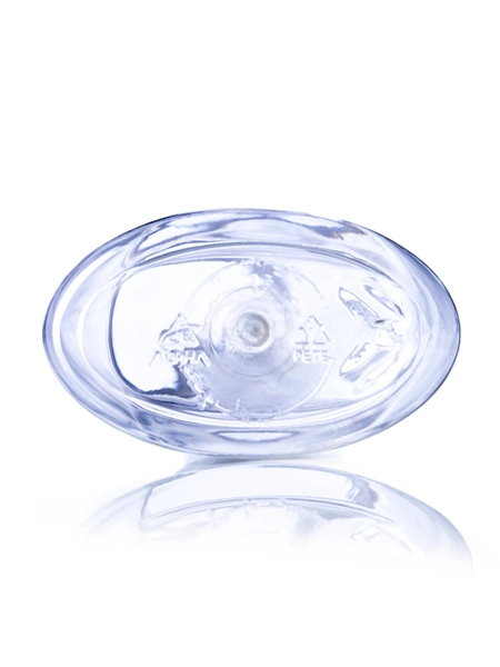 4 oz Clear PET Plastic Capri Oval Bottle – B354