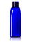 4 oz cobalt blue PET plastic capri oval bottle with 24-410 neck finish