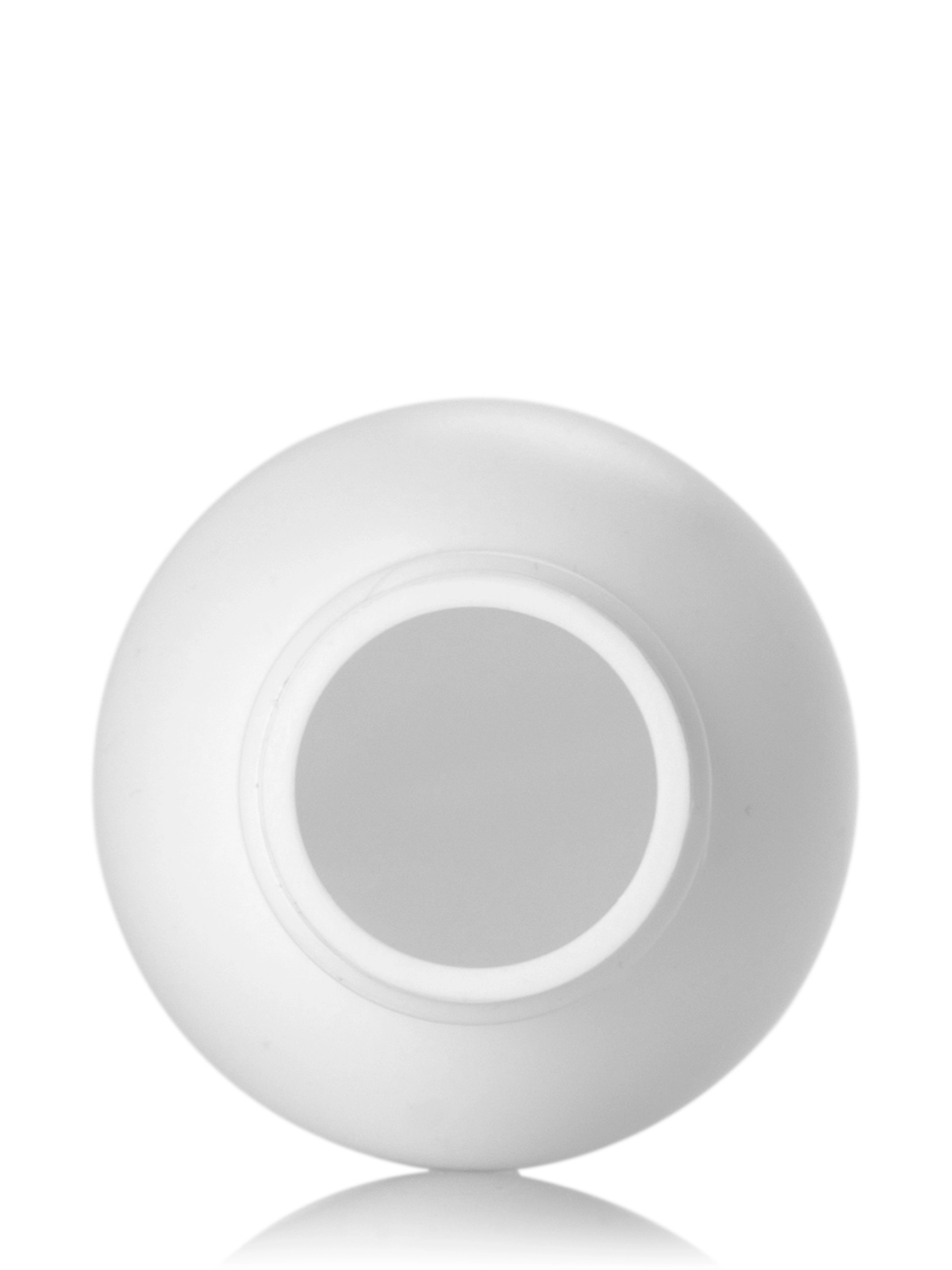 4 oz White HDPE Plastic Bullet Round Bottle – B355WH