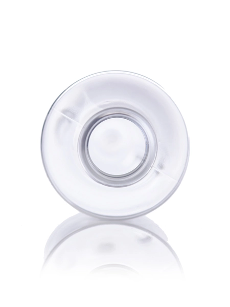 4 oz Clear PET Plastic Modern Round Bottle – B356D