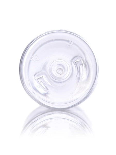 4 oz Clear PET Plastic Modern Round Bottle – B356D