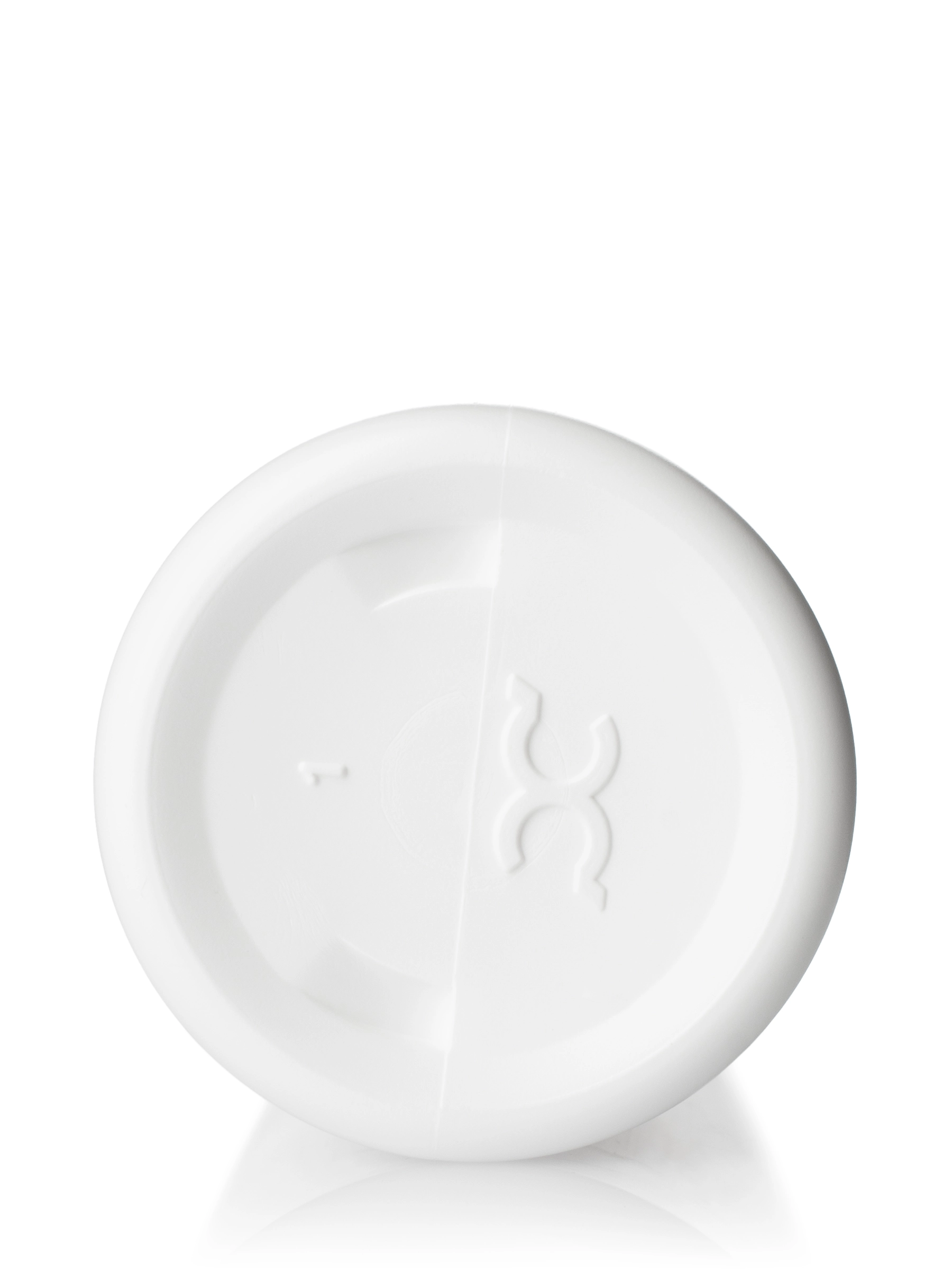 4 oz White HDPE Plastic Cylinder Round Bottle – B359