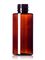 50 mL amber PET plastic cylinder round bottle with 20-410 neck finish