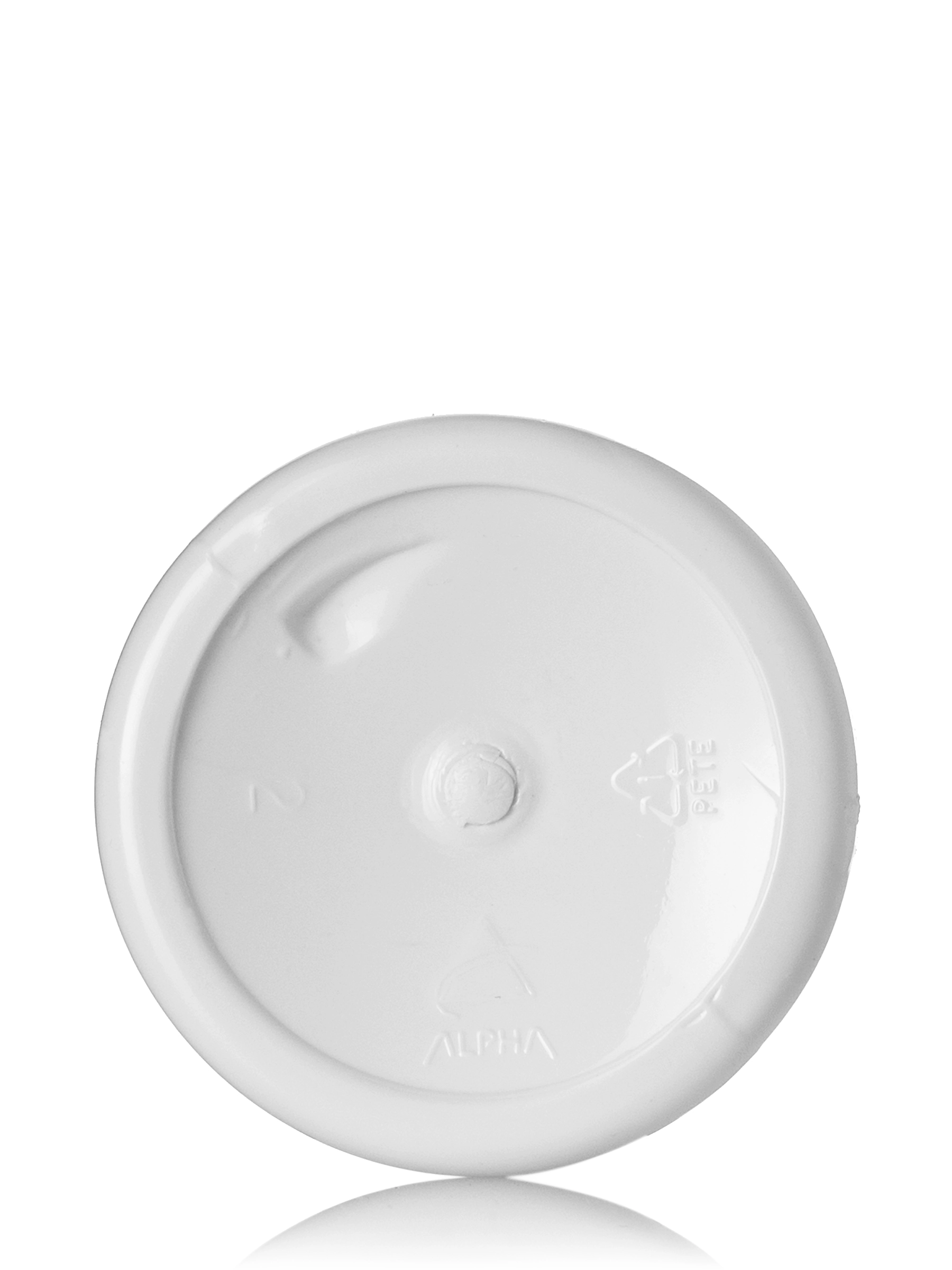 50 ml White PET Plastic Cylinder Round Bottle – B367WH
