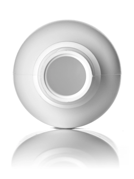 2 oz White LDPE Plastic Boston Round Bottle – B373