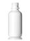 2 oz white LDPE plastic boston round bottle with 20-410 neck finish