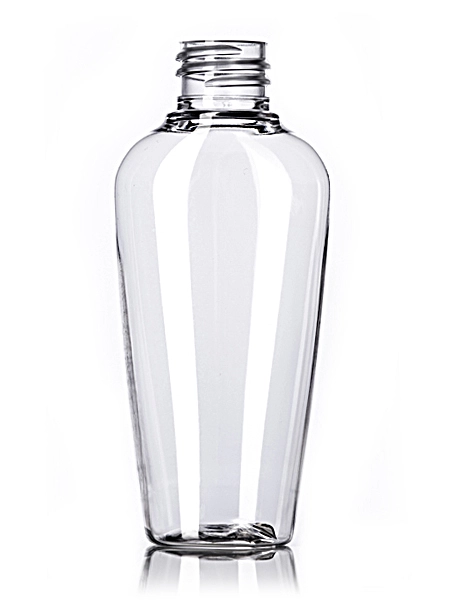 2 oz Clear PET Plastic Oval Bottle – B377