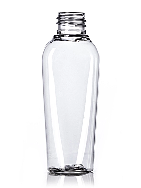 2 oz Clear PET Plastic Oval Bottle – B377