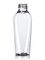 2 oz clear PET plastic oval bottle with 20-410 neck finish