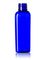 2 oz cobalt blue PET plastic cosmo oval bottle with 20-410 neck finish