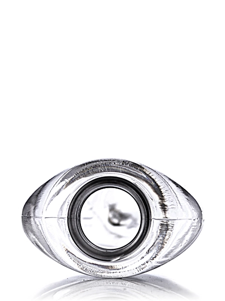 2 oz Clear PET Plastic Cosmo Oval Bottle – B377C