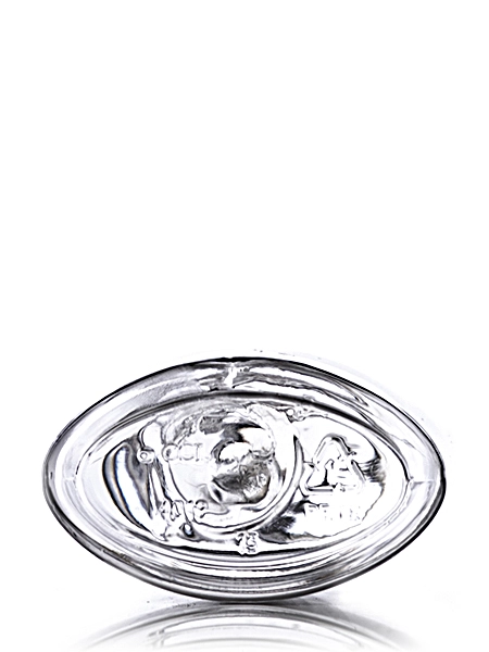 2 oz Clear PET Plastic Cosmo Oval Bottle – B377C