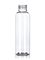 2 oz clear PET plastic imperial round bottle with 20-410 neck finish