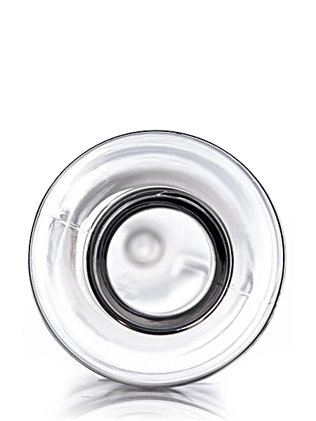2 oz Clear PET Plastic Cylinder Round Bottle – B387