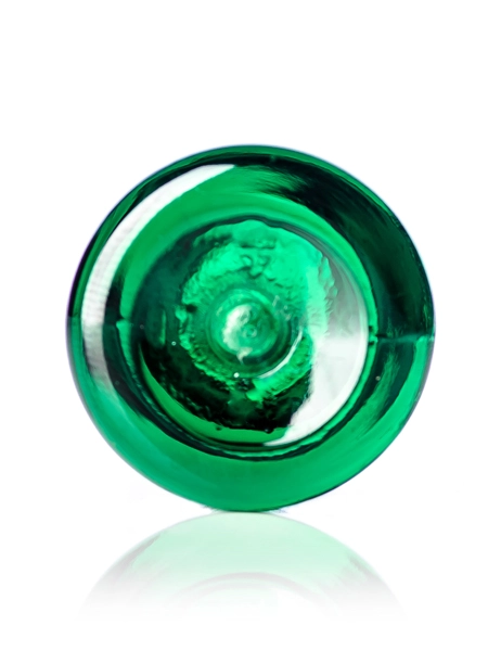 1 oz Green PET Plastic Slim Cylinder Round Bottle – B391G