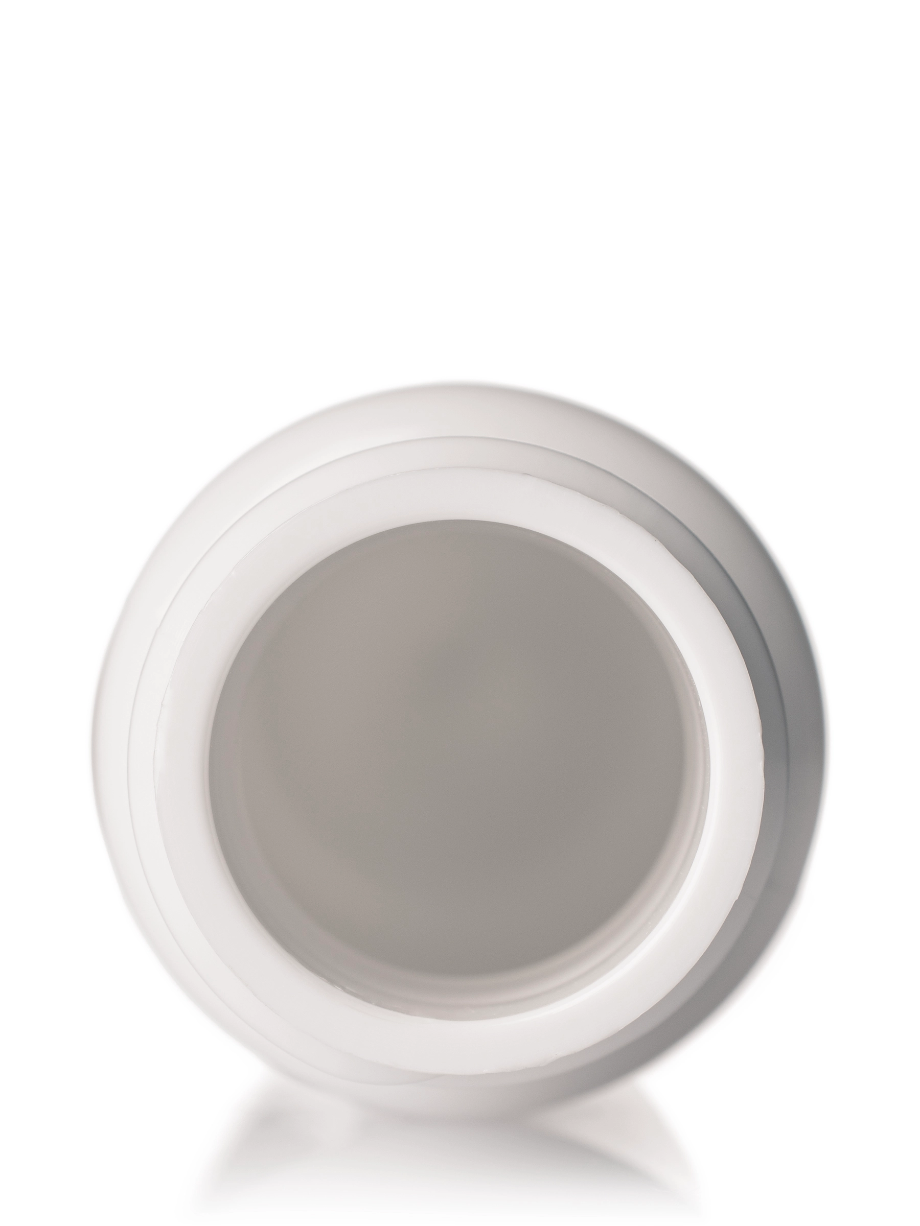 1 oz White PET Plastic Slim Cylinder Round Bottle – B391WH