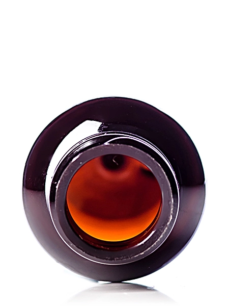 1 oz Amber PET Plastic Boston Round Bottle – B397