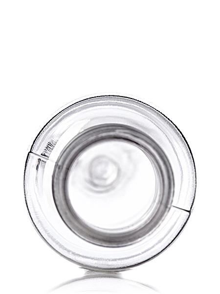 1 oz Clear PET Plastic Boston Round Bottle – B398