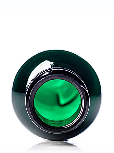 1 oz Green PET Plastic Boston Round Bottle – B398G