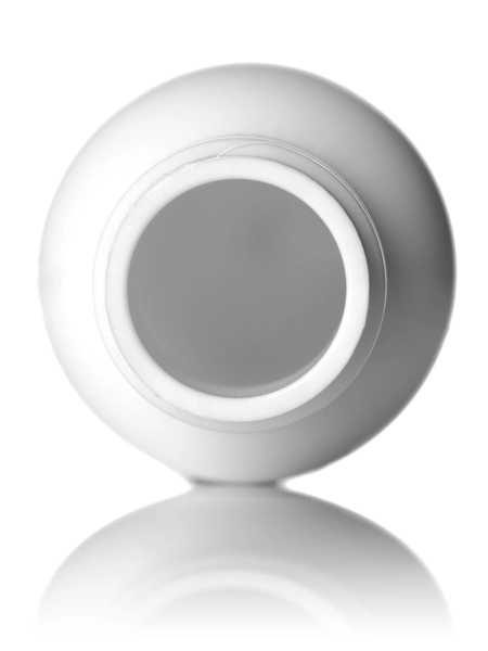 1 oz White PET Plastic Boston Round Bottle – B398W