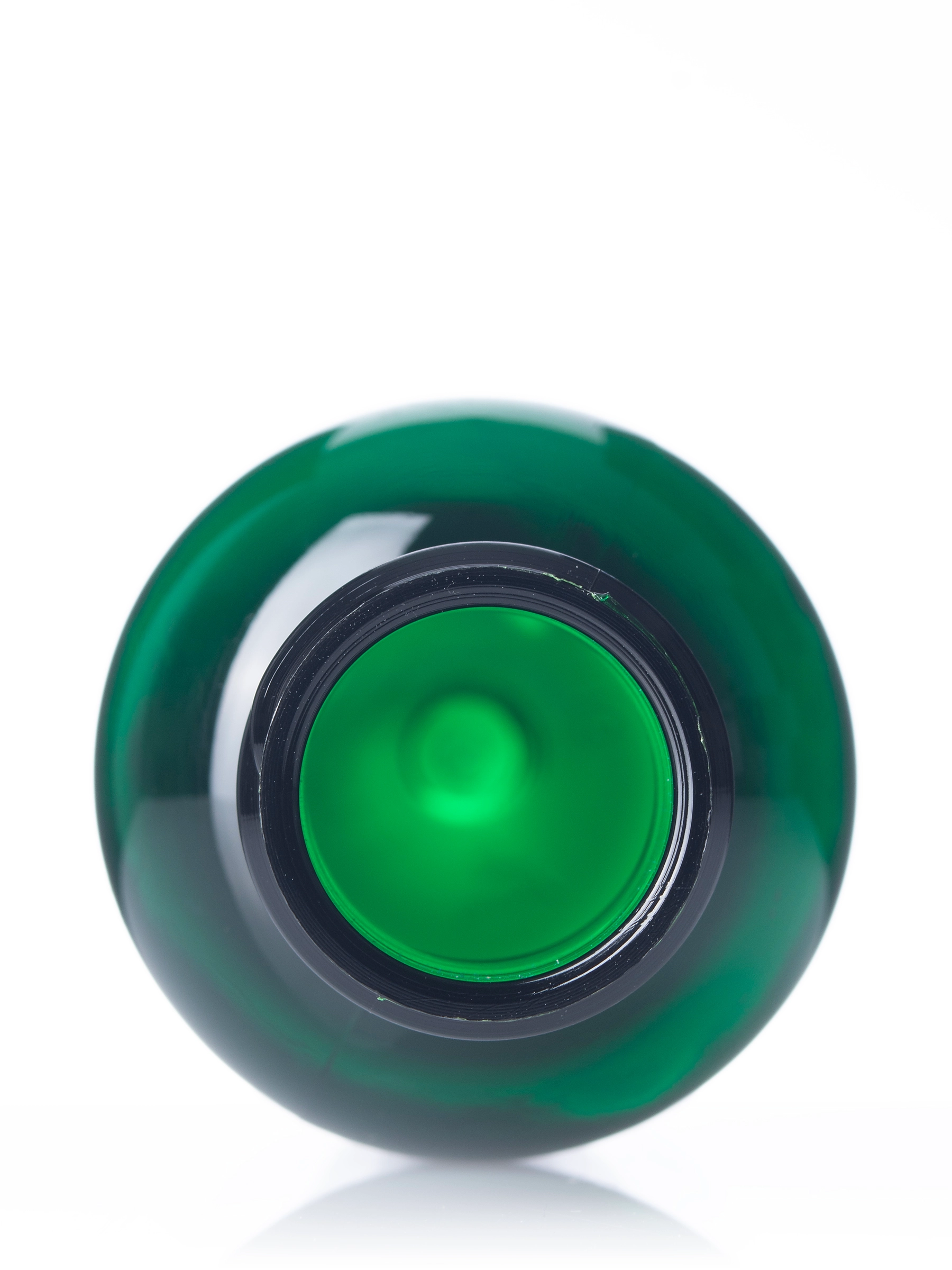 1.5 oz Green PET Plastic Boston Round Bottle – B400GN