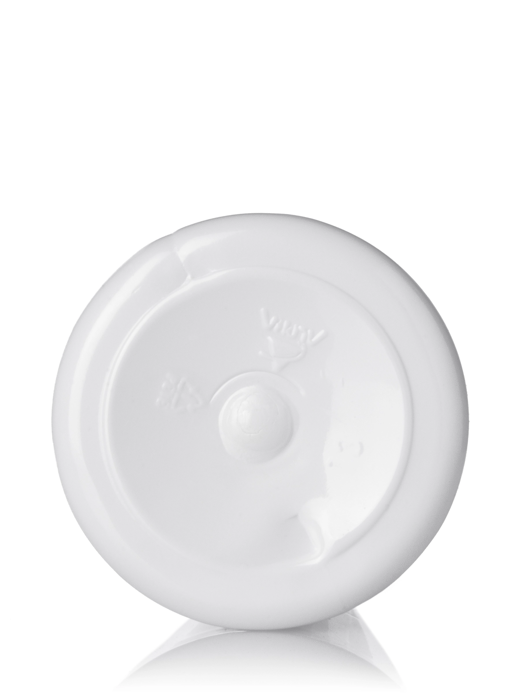 1.5 oz White PET Plastic Boston Round Bottle – B400WH