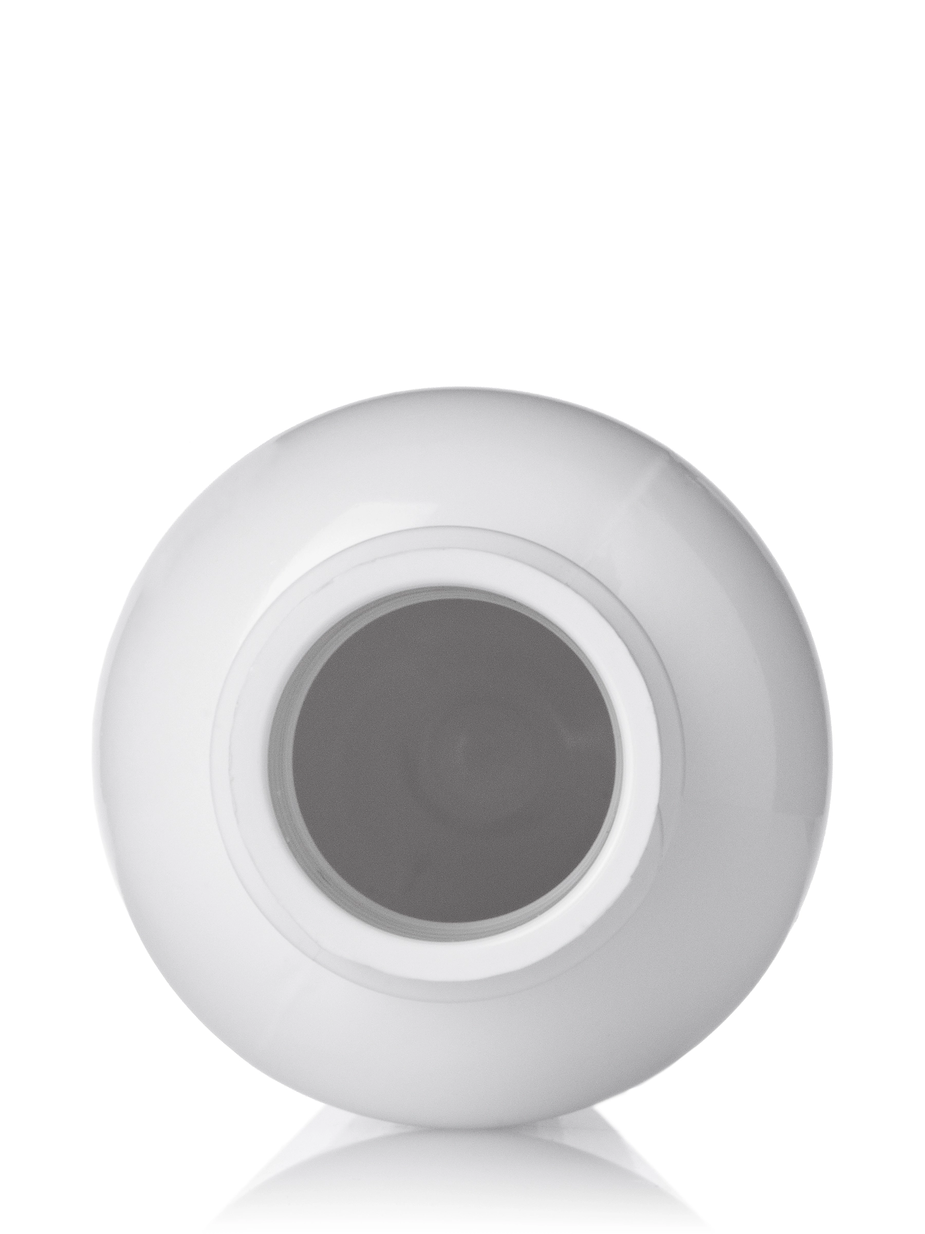 1.5 oz White PET Plastic Boston Round Bottle – B400WH