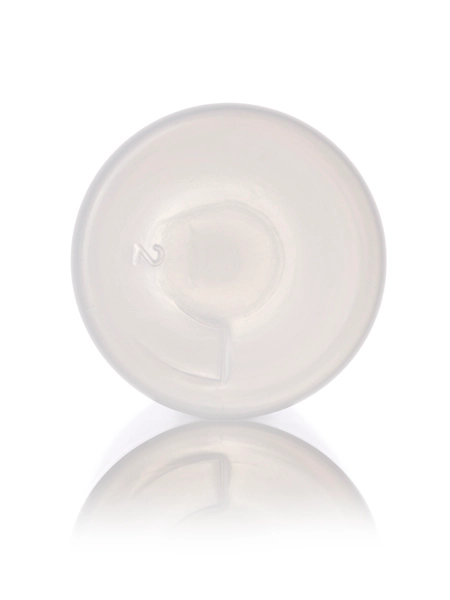 1 oz Natural-Colored HDPE Plastic Cylinder Round Bottle – B407