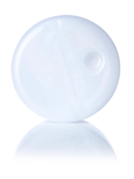 1.25 oz Natural-Colored HDPE Plastic Boston Round Bottle – B411