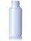 1.25 oz natural-colored HDPE plastic boston round bottle with 20-410 neck finish