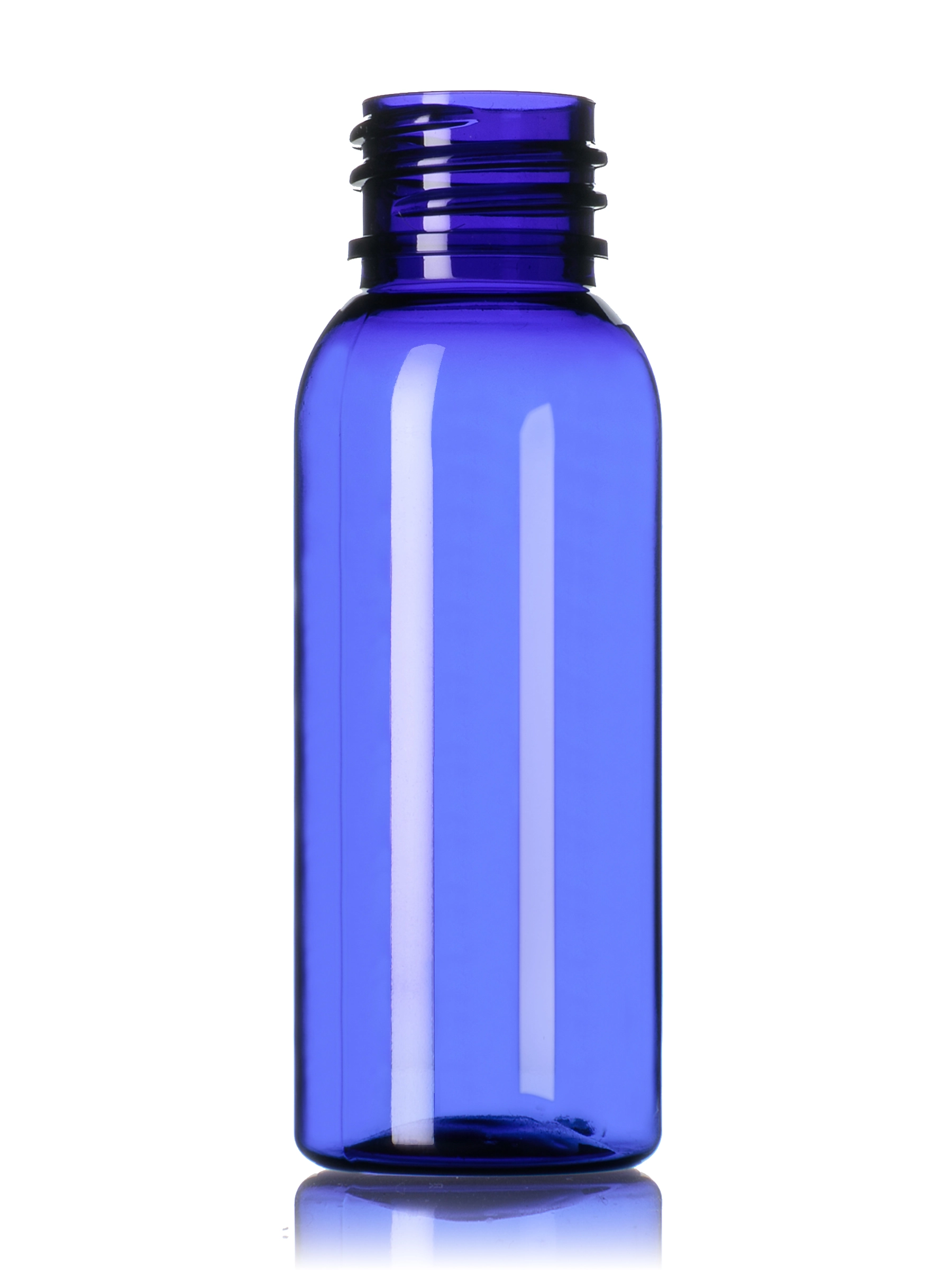 1 oz Cobalt Blue PET Plastic Bullet Bottle – B416BL