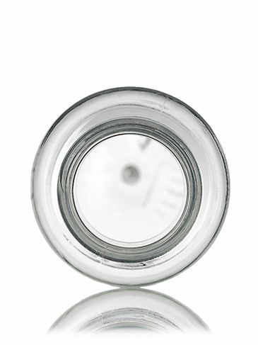 1 oz clear PET plastic bullet bottle with 20-410 neck finish