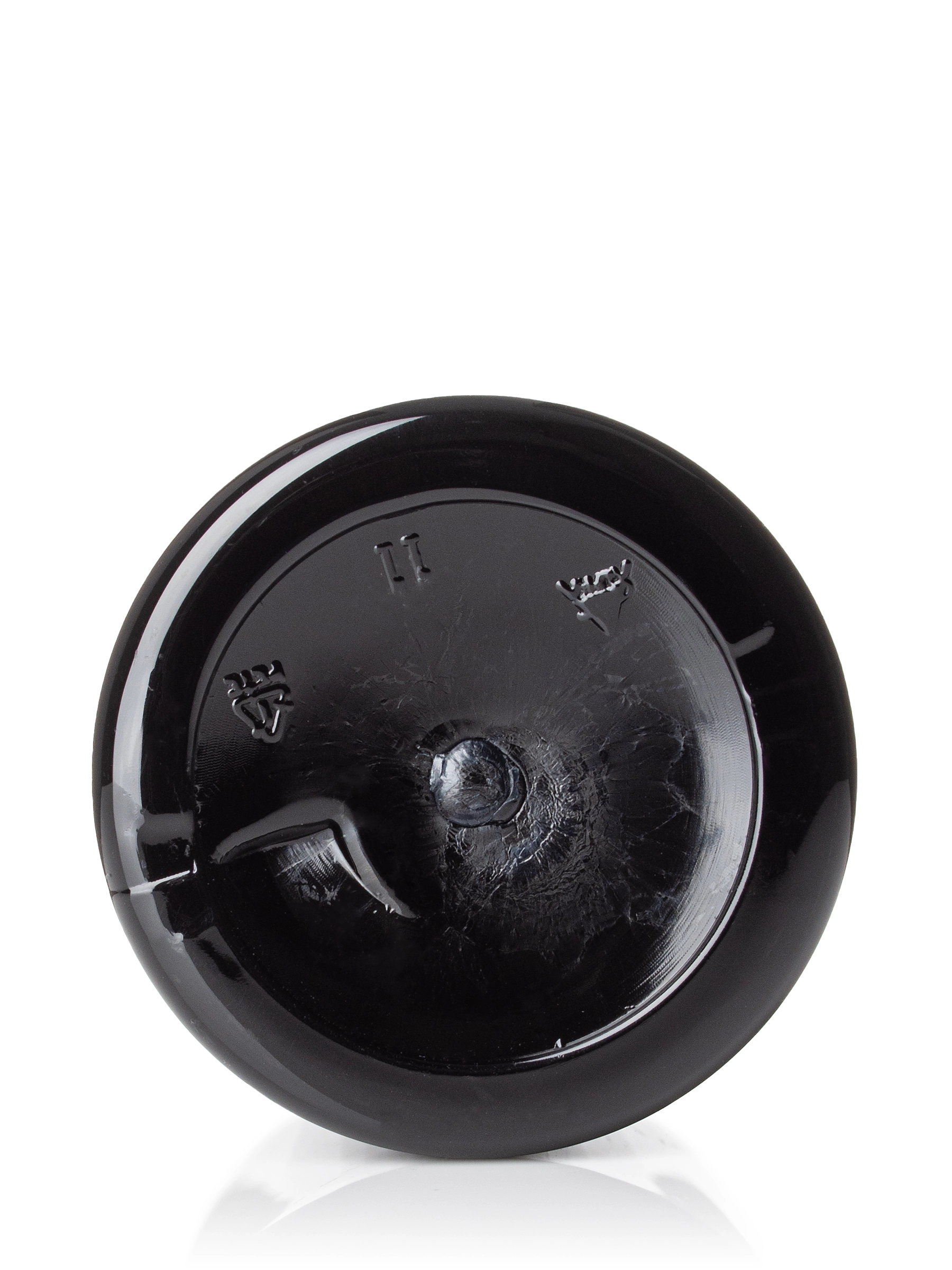 4 oz Black PET Plastic Cylinder Round Bottle – B426BK