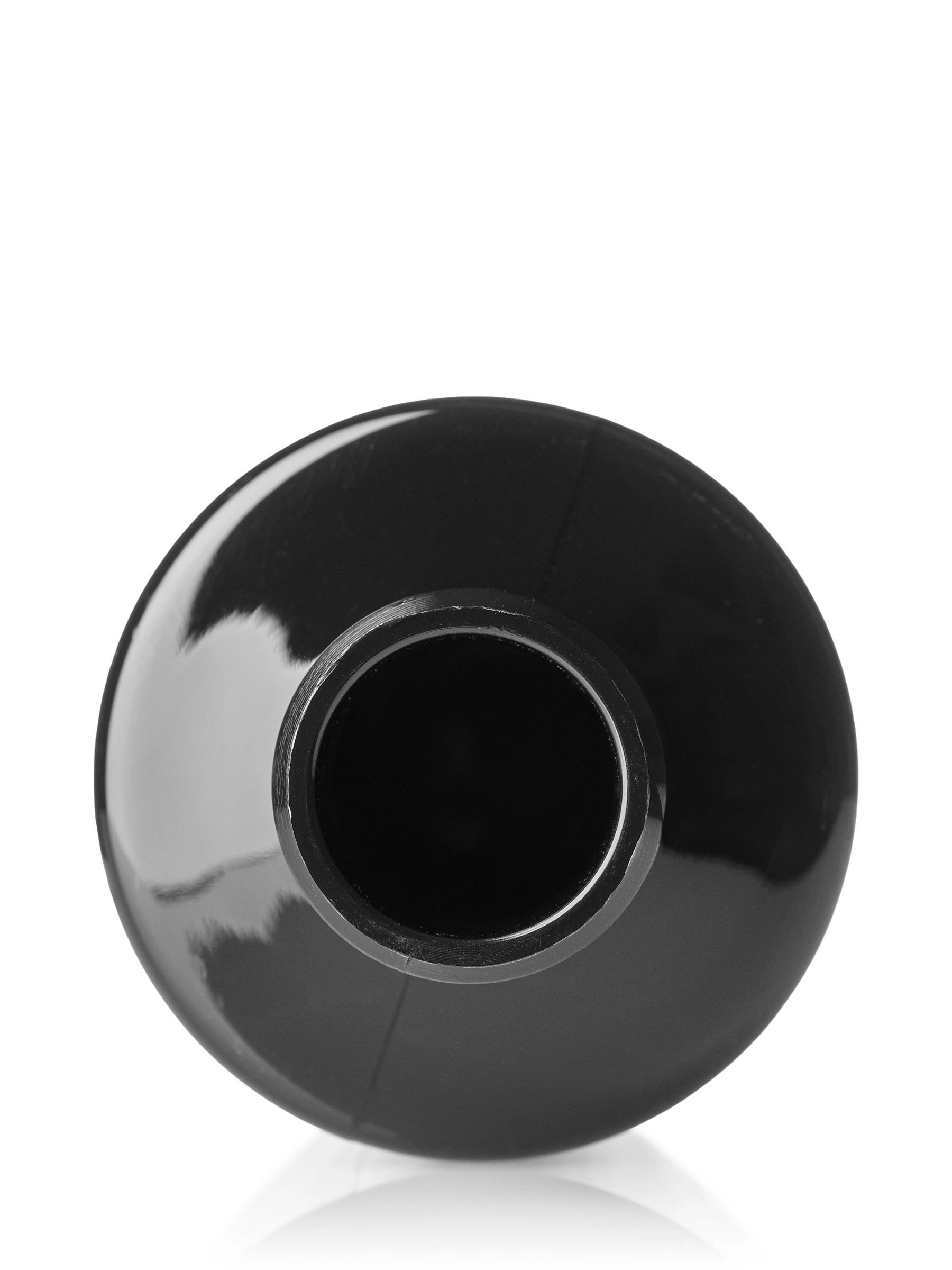 4 oz Dark Amber PET Plastic Cylinder Round Bottle – B426DA