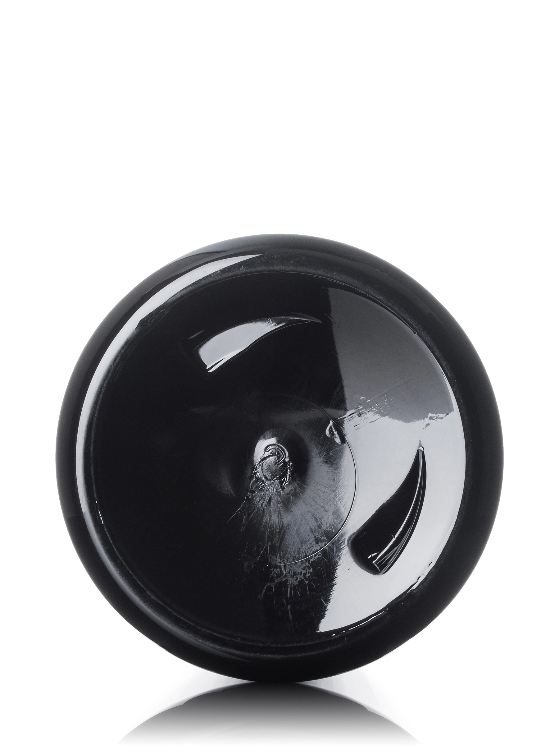 32 oz Black PET Plastic Boston Round Bottle – B433BK