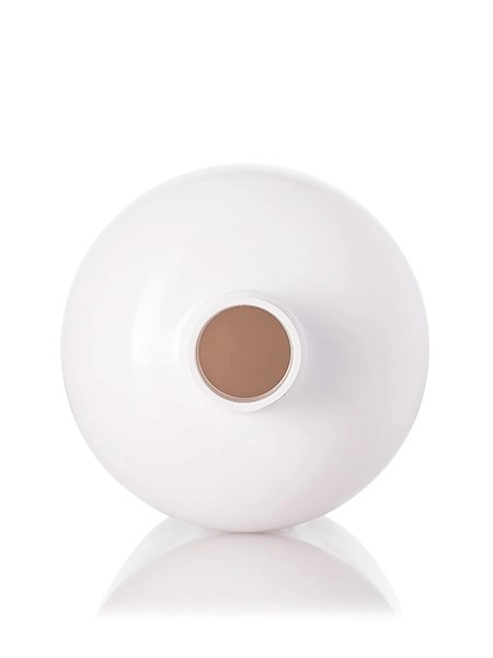 32 oz White PET Plastic Boston Round Bottle – B433W