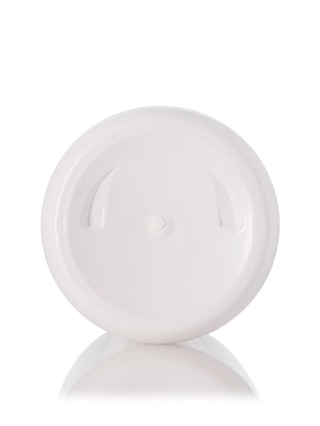 32 oz White PET Plastic Boston Round Bottle – B433W