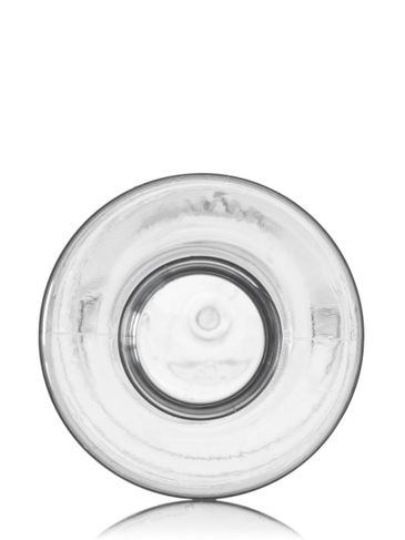 8 oz clear PET plastic cylinder round bottle with 24-410 neck finish