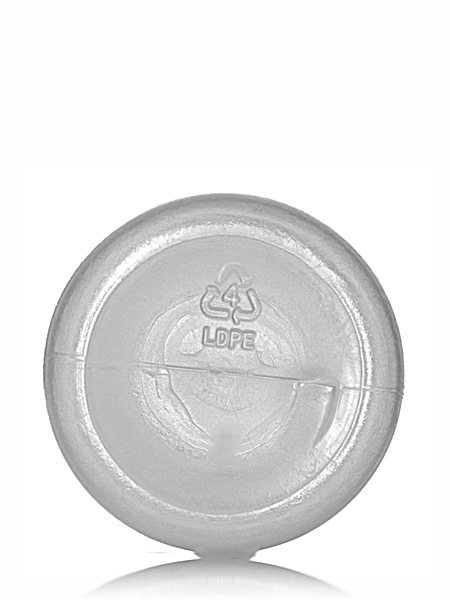 1/2 oz Natural-Colored LDPE Plastic Boston Round Bottle – B443