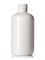 3 oz white PET plastic boston round bottle with 20-410 neck finish