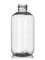 3 oz clear PET plastic boston round bottle with 20-410 neck finish
