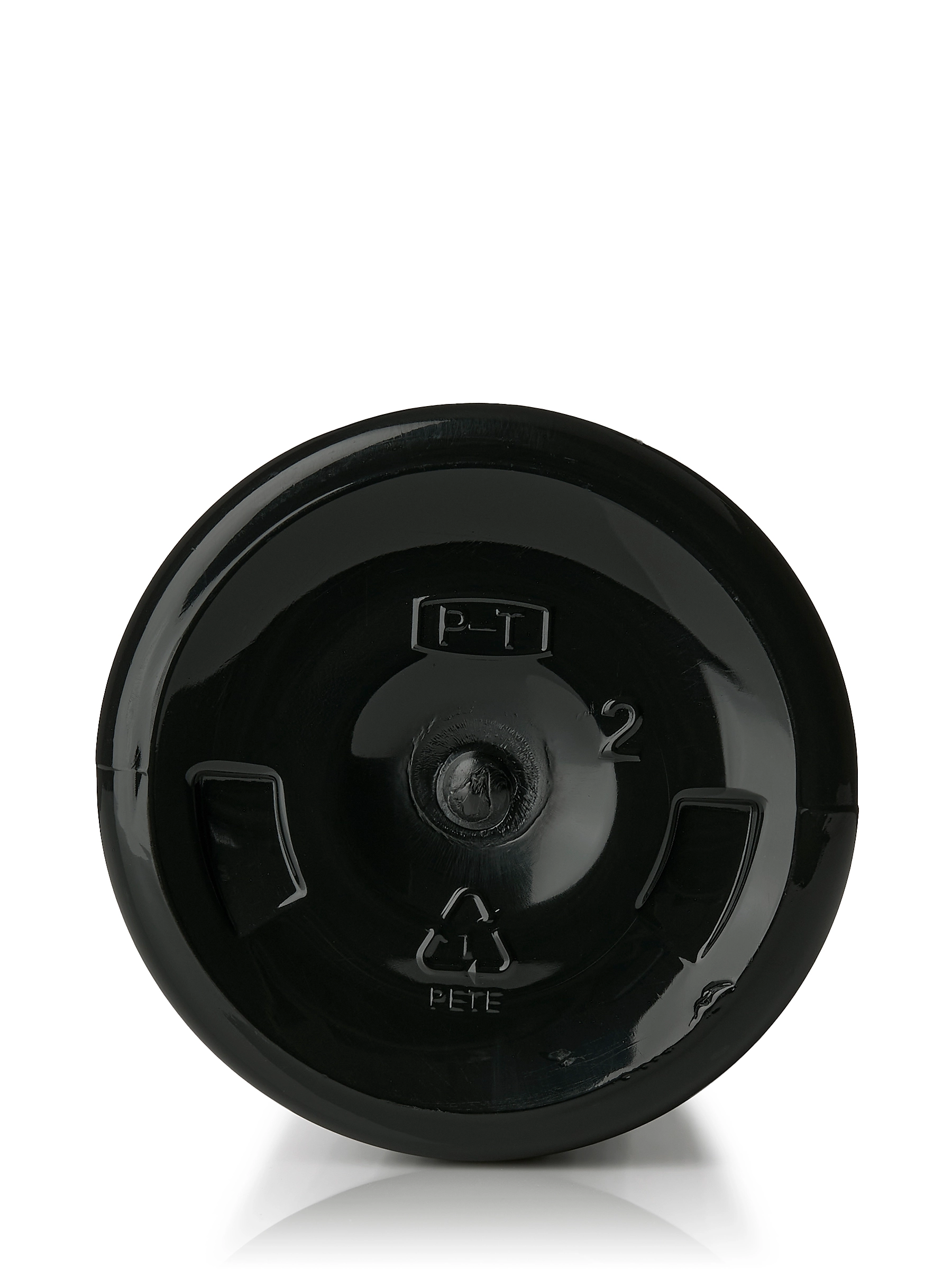 8 oz Black PET Plastic Cylinder Round Bottle – B460BK