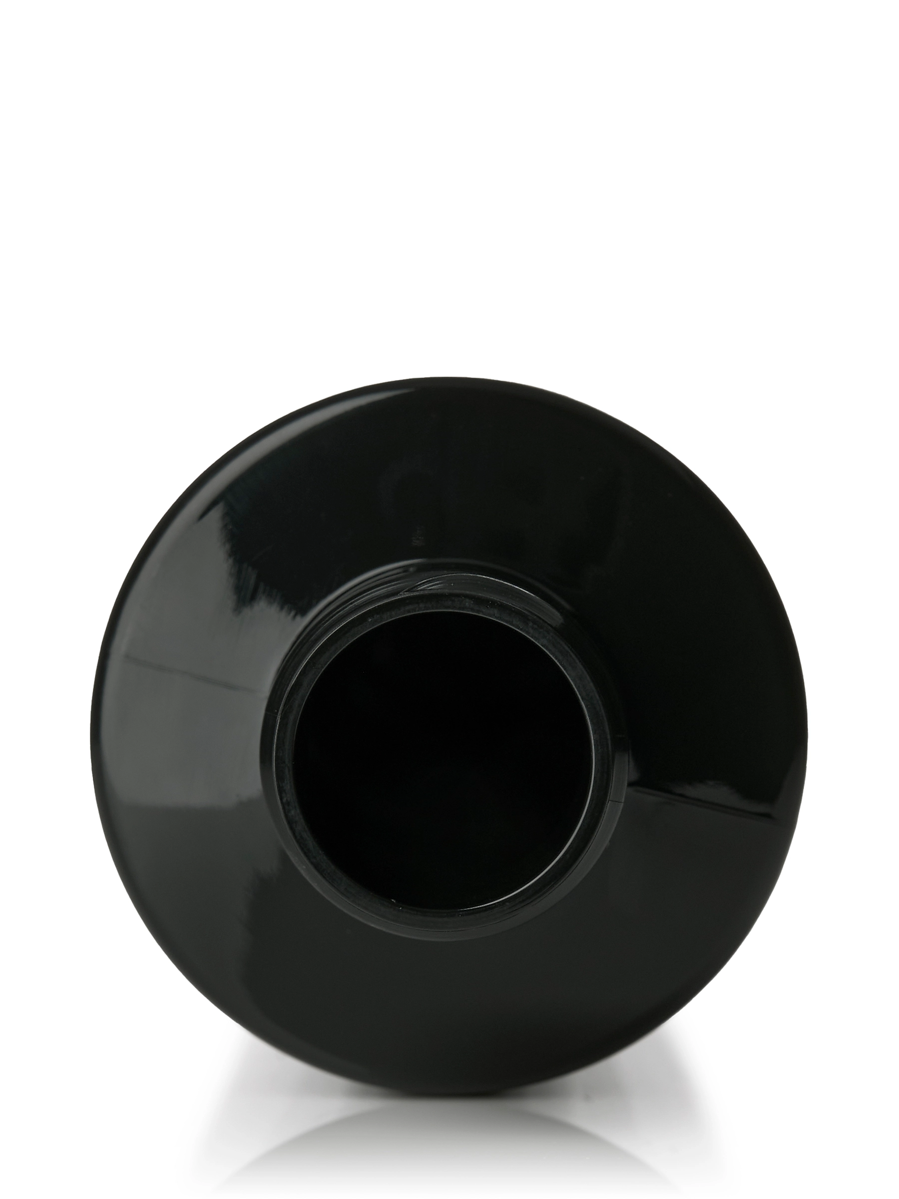 8 oz Black PET Plastic Cylinder Round Bottle – B460BK
