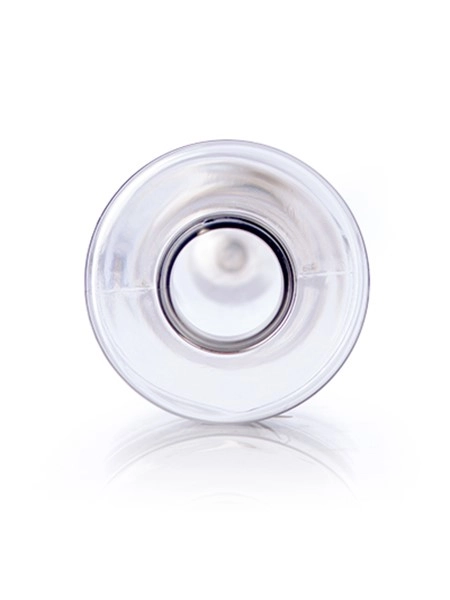 8 oz Clear PET Plastic Cylinder Round Bottle – B460CL